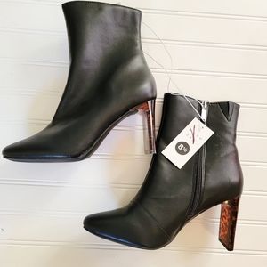 A New Day Tortoise heel bootie